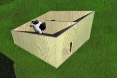 The doghouse design